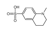 1-methyl-3,4-dihydro-2H-quinoline-6-sulfonic acid结构式