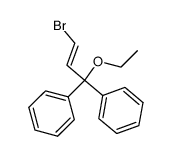 1,1-Diphenyl-1-aethoxy-3-brom-prop-2-en结构式