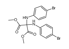 dimethyl di(p-bromophenylamino)malonate Structure