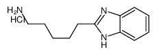 1H-benzimidazolepentylamine monohydrochloride structure