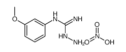 1-amino-2-(3-methoxyphenyl)guanidine,nitric acid结构式