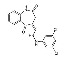 4-{[2-(3,5-dichlorophenyl)hydrazino]methylene}-3,4-dihydro-1H-[1]benzazepine-2,5-dione Structure