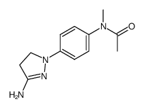 N-[4-(3-amino-4,5-dihydro-pyrazol-1-yl)-phenyl]-N-methyl-acetamide Structure