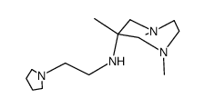 1,4,6-trimethyl-N-(2-(pyrrolidin-1-yl)ethyl)-1,4-diazepane-6-amine结构式