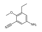 5-amino-3-ethyl-2-methoxybenzonitrile picture