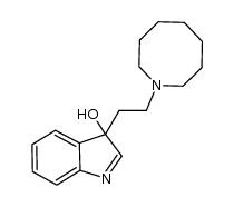 3-(2-(azocan-1-yl)ethyl)-3H-indol-3-ol结构式