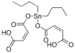 4,4'-[(Dibutylstannylene)bis(oxy)]bis[(Z)-4-oxo-2-butenoic acid] structure