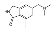 5-(dimethylaminomethyl)-7-iodoisoindolinone结构式