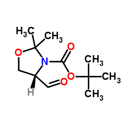 (s)-(-)-3-tert-butoxycarbonyl-4-formyl-2,2-dimethyl-1,3-oxazolidine Structure