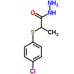 2-[(4-Chlorophenyl)sulfanyl]propanehydrazide Structure