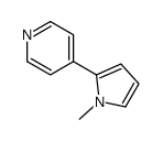 4-(1-methylpyrrol-2-yl)pyridine Structure