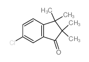 1H-Inden-1-one,6-chloro-2,3-dihydro-2,2,3,3-tetramethyl-结构式