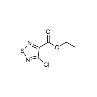 4-氯-1,2,5-噻二唑-3-羧酸乙酯结构式