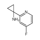 1-(4-fluoropyridin-2-yl)cyclopropan-1-amine Structure
