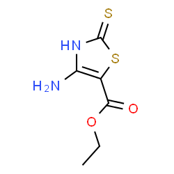 5-Thiazolecarboxylicacid,4-amino-2,3-dihydro-2-thioxo-,ethylester(9CI) structure
