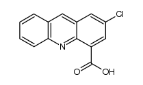 2-chloroacridine-4-carboxylic acid结构式