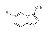 6-溴-3-甲基-[1,2,4]三唑并[4,3-a]吡啶结构式