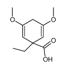 1-ethyl-3,5-dimethoxycyclohexa-2,5-diene-1-carboxylic acid结构式