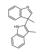 3-methyl-3-(3-methylindol-2-yl)-3H-indole结构式