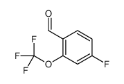 4-fluoro-2-(trifluoromethoxy)benzaldehyde Structure