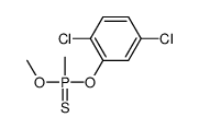 (2,5-dichlorophenoxy)-methoxy-methyl-sulfanylidene-λ5-phosphane结构式