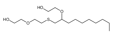 2-[2-[2-(2-hydroxyethoxy)decylsulfanyl]ethoxy]ethanol结构式