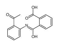 2-[(2-acetylphenyl)carbamoyl]benzoic acid结构式