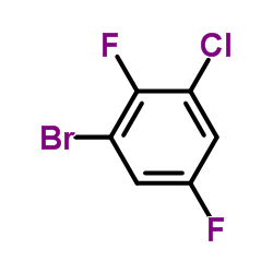 1-溴-3-氯-2,5-二氟苯结构式