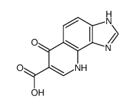 6-oxo-6,9-dihydro-3H-imidazo[4,5-h]quinoline-7-carboxylic acid结构式