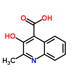 3-Hydroxy-2-methylquinoline-4-carboxylic acid picture