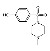 4-(4-methylpiperazin-1-yl)sulfonylphenol Structure