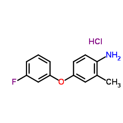 4-(3-氟苯氧基)-2-甲基苯胺盐酸盐图片