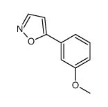 5-(3-甲氧基苯基)异噁唑结构式
