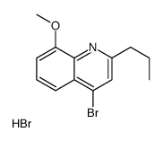 4-Bromo-8-methoxy-2-propylquinoline hydrobromide结构式