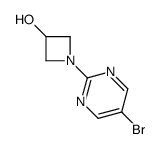 1-(5-bromopyrimidin-2-yl)azetidin-3-ol结构式