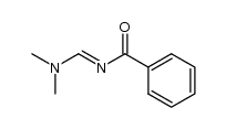 4-Dimethylamino-2-phenyl-1-oxa-3-azabuta-1,3-diene结构式