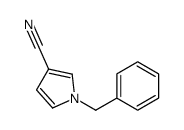 1-benzylpyrrole-3-carbonitrile结构式