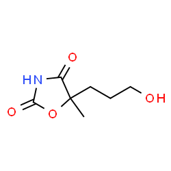 2,4-Oxazolidinedione,5-(3-hydroxypropyl)-5-methyl-(9CI) structure