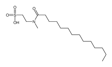 2-[methyl(tetradecanoyl)amino]ethanesulfonic acid结构式