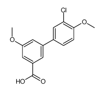 3-(3-chloro-4-methoxyphenyl)-5-methoxybenzoic acid结构式