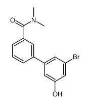 3-(3-bromo-5-hydroxyphenyl)-N,N-dimethylbenzamide结构式