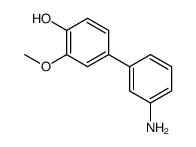4-(3-aminophenyl)-2-methoxyphenol结构式