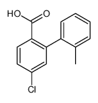 4-chloro-2-(2-methylphenyl)benzoic acid结构式