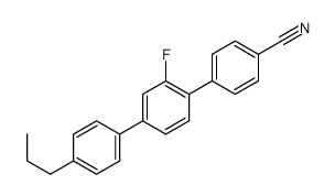 4-[2-fluoro-4-(4-propylphenyl)phenyl]benzonitrile结构式