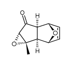 exo-4,5-epoxy-endo-5-methyl-exo-10-oxatricyclo[5.2.1.02,6]deca-8-en-3-one结构式