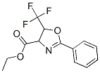 ethyl 2-phenyl-5-(trifluoromethyl)-4,5-dihydrooxazole-4-carboxylate结构式