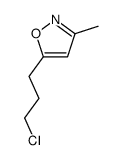 5-(3-chloropropyl)-3-methyl-1,2-oxazole Structure