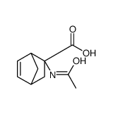 Bicyclo[2.2.1]hept-5-ene-2-carboxylic acid, 2-(acetylamino)-, (1R-exo)- (9CI) Structure