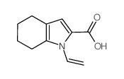 1-ethenyl-4,5,6,7-tetrahydroindole-2-carboxylic acid Structure