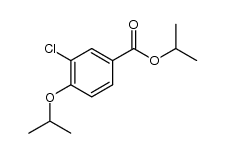 1-methylethyl 3-chloro-4-[(1-methylethyl)oxy]benzoate结构式